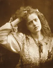Ophelia, negative 1875; print 1900. Creator: Julia Margaret Cameron