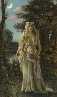 Ophélie (Ophelia), 1887. Creator: Stevens, Alfred (1823-1906)