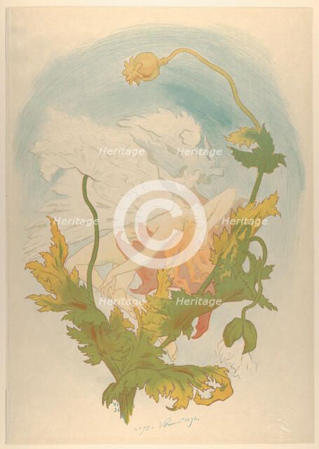 Opium, 1894. Creator: Prouvé, Victor (1858-1943).