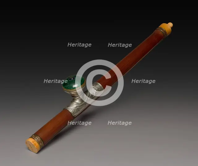 Opium Pipe, 19th century. Creator: Unknown.