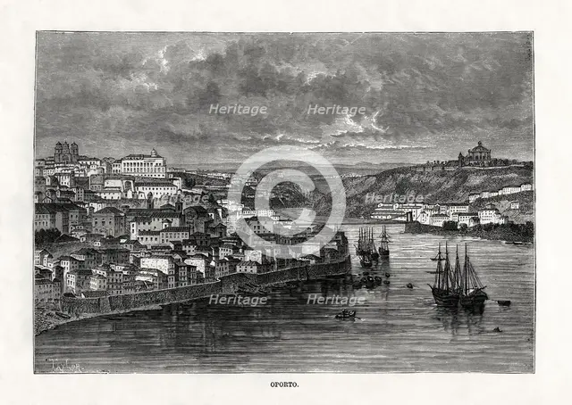 'Oporto', Portugal, 19th century. Artist: Taylor