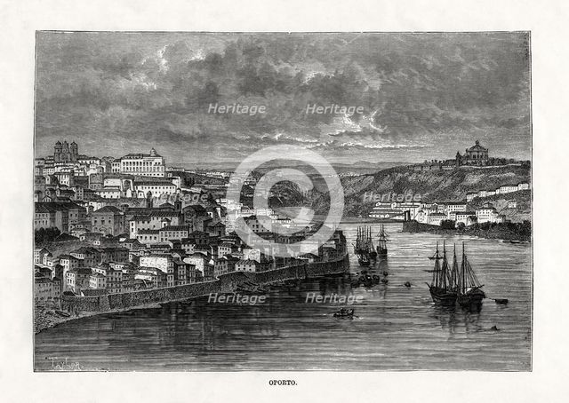 'Oporto', Portugal, 19th century. Artist: Taylor