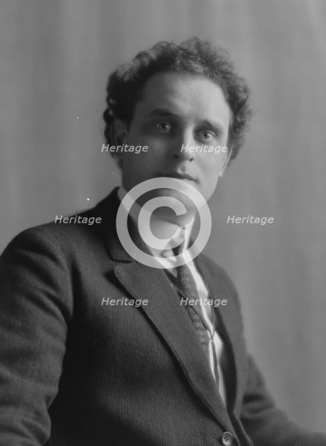 Oppenheim, Francis, portrait photograph, 1913. Creator: Arnold Genthe.