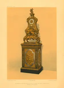 Or Moulu Clock, Property of His Grace the Duke of Buccleuch. French, 18th century Artist: F Bedford