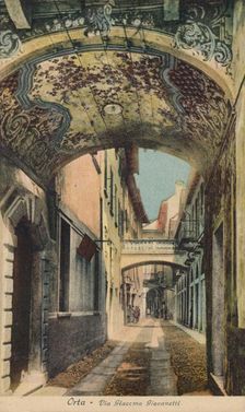Orta - Via Giaccomo Giovanetti c1910