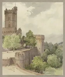 Ortenberg castle, c1847. Creator: Carl Theodor Reiffenstein