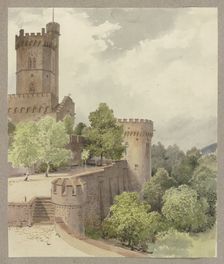 Ortenberg castle, c1847. Creator: Carl Theodor Reiffenstein