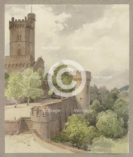 Ortenberg castle, c1847. Creator: Carl Theodor Reiffenstein.