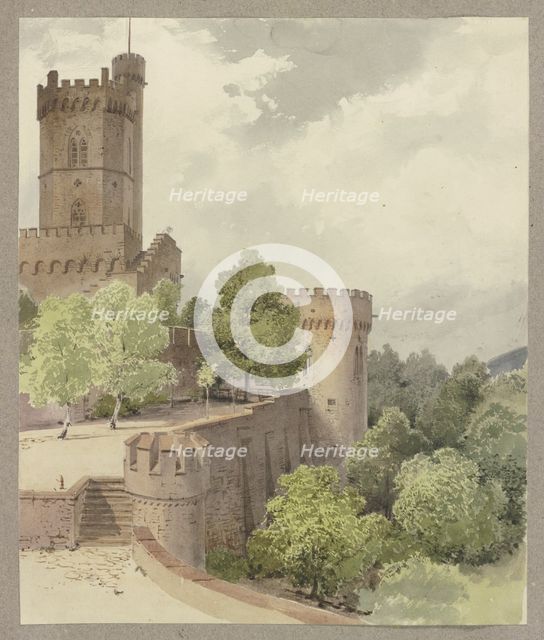 Ortenberg castle, c1847. Creator: Carl Theodor Reiffenstein.