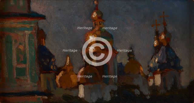 Orthodox Church of St Sofia in Kyiv, 1903. Creator: Jan Stanislawski.