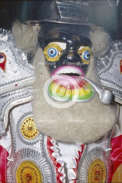 Oruro Mask, Bolivia.  Artist: Unknown.