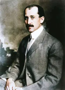 Orville Wright (1871-1948), American aeronautical pioneer. Creator: Unknown