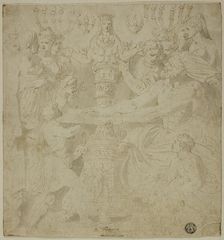 Oracle and Worshippers before the Statue of Artemis of Ephesus, n.d. Creator: Unknown