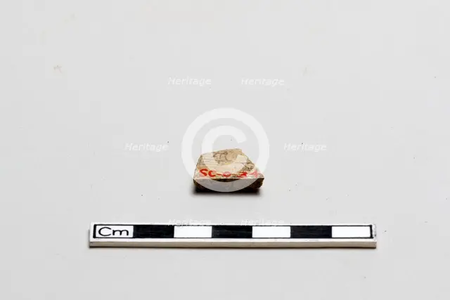 Oracle bone, inscribed, Shang dynasty, ca. 1600 - ca. 1050 BCE. Creator: Unknown.