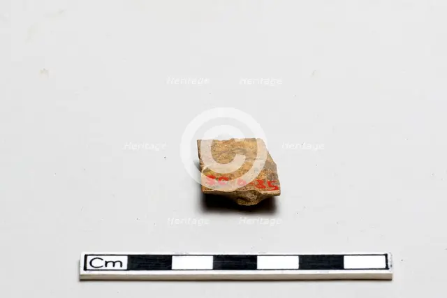 Oracle bone, inscribed, Shang dynasty, ca. 1600 - ca. 1050 BCE. Creator: Unknown.