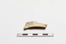 Oracle bone, inscribed, Shang dynasty, ca. 1600 - ca. 1050 BCE. Creator: Unknown