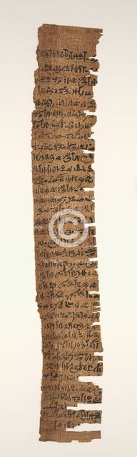 Oracular Amuletic Decree, 1069-715 BC. Creator: Unknown.