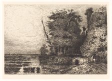Orage à la Fin du jour, 1868. Creator: Paul Huet