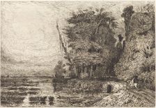Orage à la Fin du jour, 1868. Creator: Paul Huet