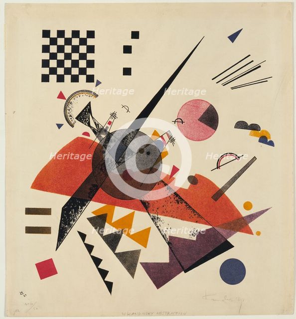 Orange, 1923. Artist: Kandinsky, Wassily Vasilyevich (1866-1944)