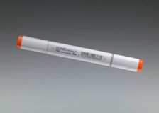Orange copic sketch marker used by architect Michael Marshall, ca. 2013. Creator: Too Corporation