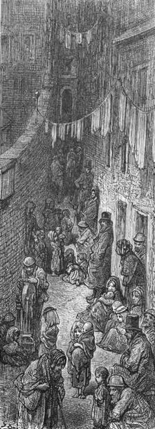 Orange Court-Drury Lane 1872. Artist: Quesnel