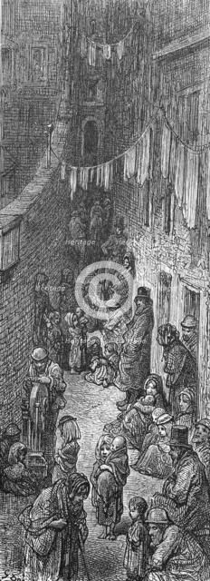 'Orange Court-Drury Lane', 1872. Artist: Quesnel