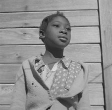Orange picker's daughter, Daytona Beach, Florida, 1943. Creator: Gordon Parks