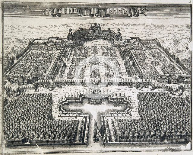 Oranienbaum, 1717.  Creator: Rostovtsev, Alexei Ivanovich (1670s-1730s).