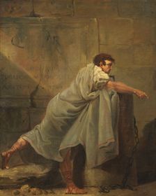 Orator in Prison, late 18th century. Creator: Hubert Robert