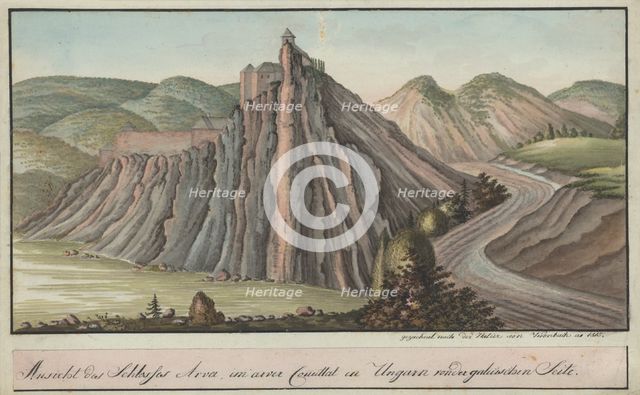 Orava castle from the north side, 1815. Creator: Unknown.