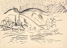 Orava village, 1930s. Creator: Arnold Peter Weisz-Kubincan