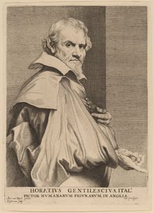 Orazio Gentileschi, probably 1626/1641. Creator: Lucas Vorsterman