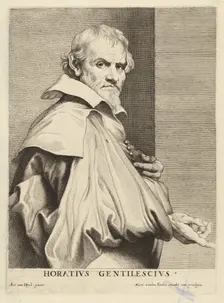 Orazio Gentileschi, probably 1626/1641. Creator: Lucas Vorsterman