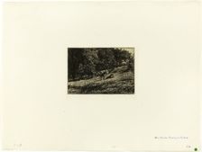 Orchard, c. 1864. Creator: Charles Emile Jacque