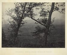 Orchard Knob from Mission Ridge, 1864/66. Creator: George N. Barnard