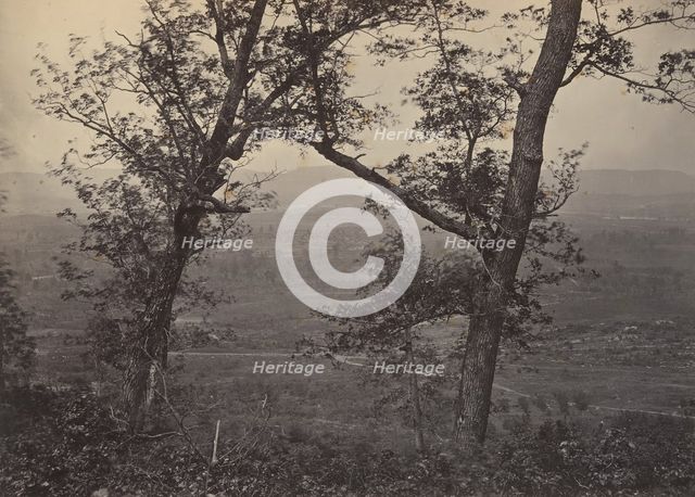 Orchard Knob from Mission Ridge, 1860s. Creator: George N. Barnard.