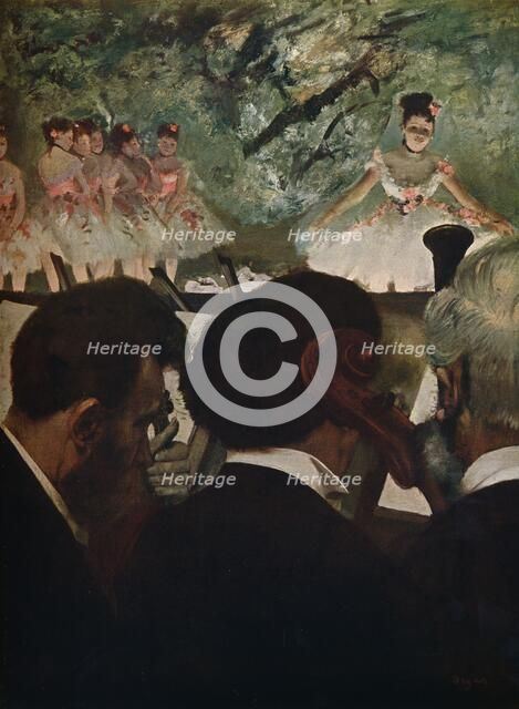 'Orchestra Muscians', c1872. Artist: Edgar Degas.