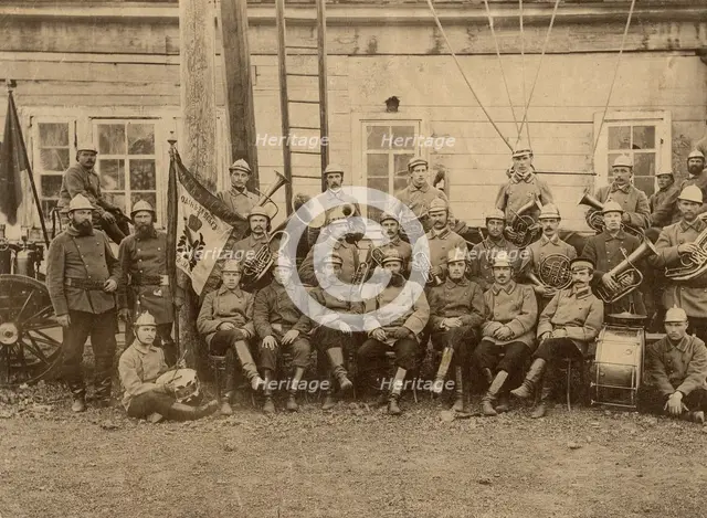 Orchestra, Created in 1903, of the Volunteer Fire Association, early 20th century. Creator: Unknown.