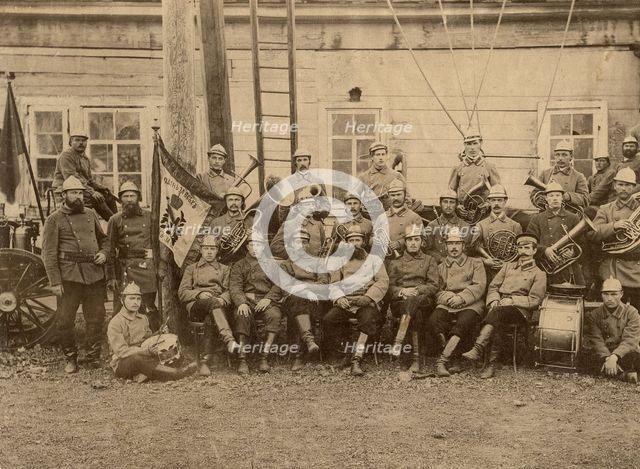 Orchestra, Created in 1903, of the Volunteer Fire Association, early 20th century. Creator: Unknown.