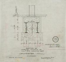 Orchestra Hall, Chicago, Illinois, Detail Drawings, 1905-1907, 1910. Creator: Daniel Burnham
