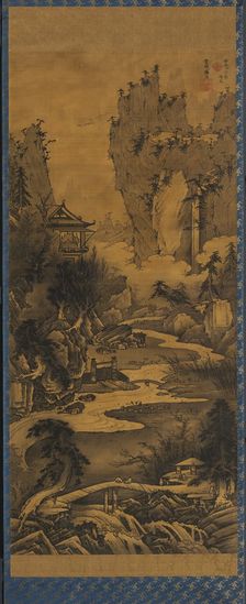 Orchid Pavilion Gathering, 1777. Creator: Soga Shohaku (Japanese, 1730-1781)