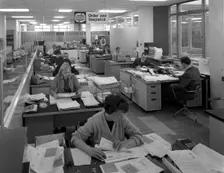 Order and dispatch office, Stanley Tools, Sheffield, South Yorkshire, 1967. Creator: Michael Walters