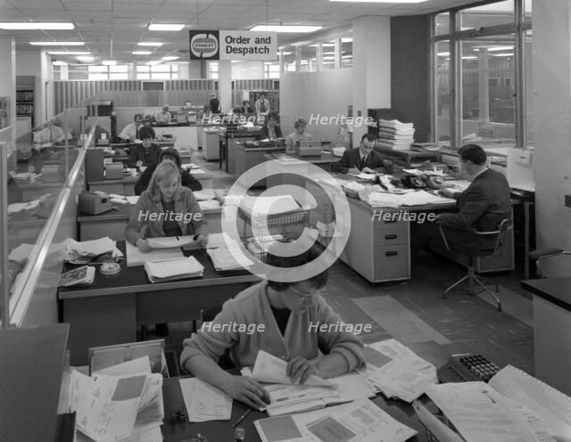 Order and dispatch office, Stanley Tools, Sheffield, South Yorkshire, 1967. Artist: Michael Walters