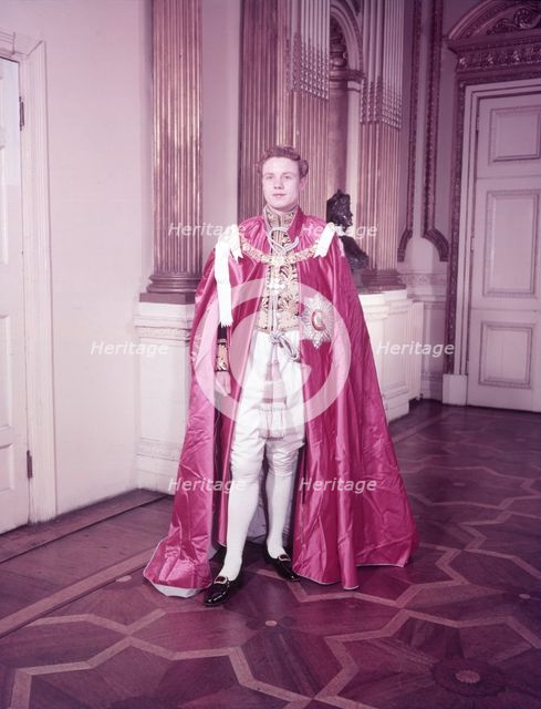Order of the British Empire, insignia and mantle, c1953.  Creator: Arthur Charles Kirby Ware.