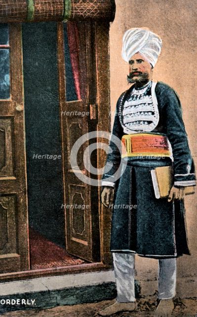 Orderly, Ambala, India, early 20th century. Artist: Unknown