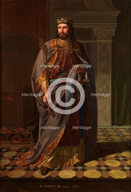 Ordoño III, King of León, 1852. Creator: Isidoro Santos Lozano Sirgo.