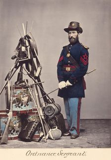 Ordnance, Sergeant, 1866. Creator: Oliver H. Willard