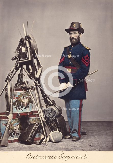 Ordnance, Sergeant, 1866. Creator: Oliver H. Willard.