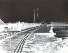 Ordnance Wharf, City Point, Virginia, 1865. Creator: Thomas C. Roche